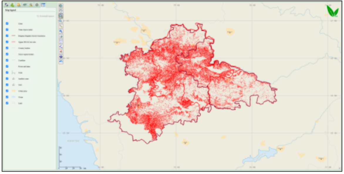 Sugarcane acreage estimation